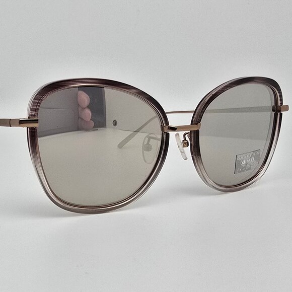 Charles & Keith CK3-71280268 Gold Titanium Frame Gold Mirror Lens Sunglasses main image 5